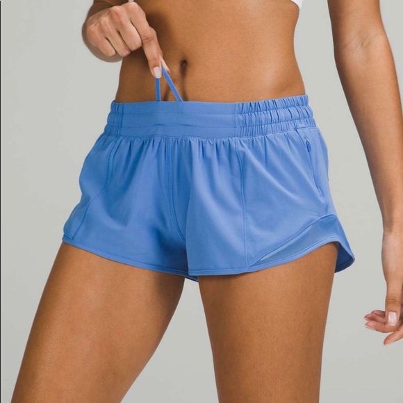 lululemon athletica Pants - Lululemon Hotty Hot Shorts Blue Nile 8